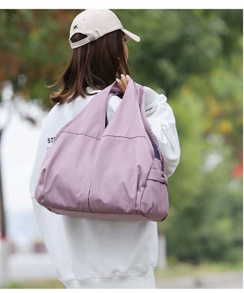 BACKYARD FAMILY（バックヤードファミリー）の「スポーツバッグ wbag98（トートバッグ・レディース・ブルー/ピンク系その他/桜/ブラック・FREE）」の5枚目の写真