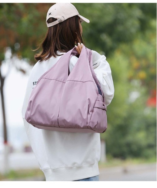 BACKYARD FAMILY（バックヤードファミリー）の「スポーツバッグ wbag98（トートバッグ・レディース・ブルー/ピンク系その他/桜/ブラック・FREE）」の9枚目の写真