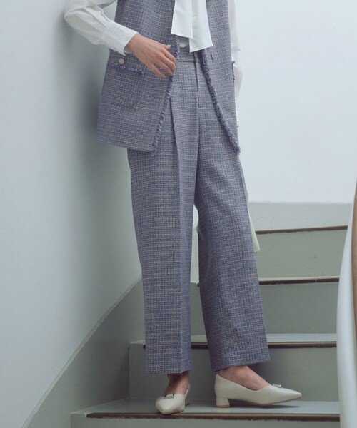 ライト ツイードライク パンツ（その他パンツ）｜green label relaxing