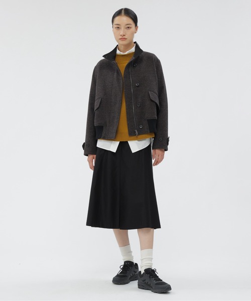 MARGARET HOWELL（マーガレットハウエル）の「CORD YARN WOOL（ニット/セーター・レディース・ブラック/マスタード・2）」の3枚目の写真