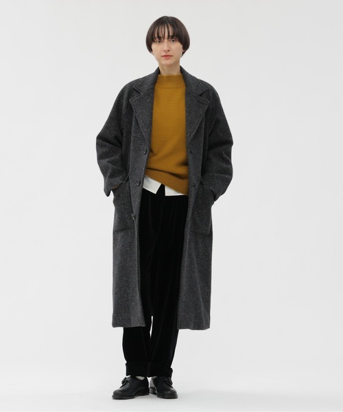 MARGARET HOWELL（マーガレットハウエル）の「CORD YARN WOOL（ニット/セーター・レディース・ブラック/マスタード・2）」の4枚目の写真