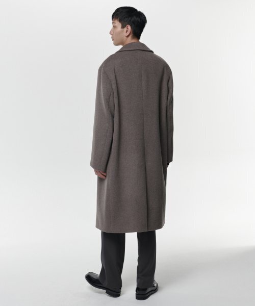 MUSINSA STANDARD（ムシンサスタンダード）の「カシミアブレンド特大ダブルコート[Toff]（チェスターコート・メンズ・その他・MEDIUM/LARGE/X-LARGE/XX-LARGE）」の5枚目の写真