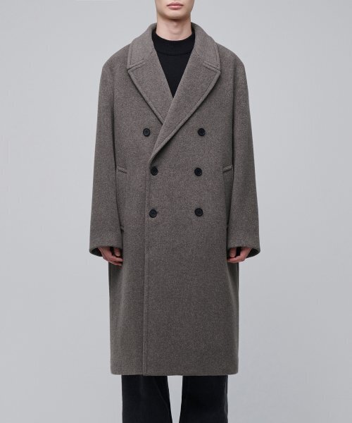 MUSINSA STANDARD（ムシンサスタンダード）の「カシミアブレンド特大ダブルコート[Toff]（チェスターコート・メンズ・その他・MEDIUM/LARGE/X-LARGE/XX-LARGE）」の7枚目の写真