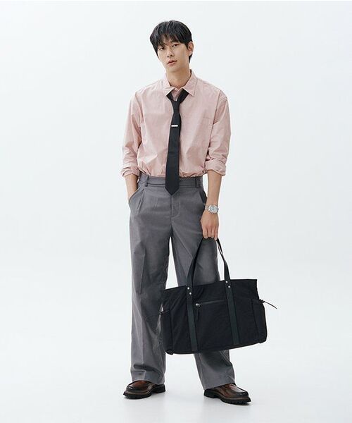 MUSINSA STANDARD（ムシンサスタンダード）の「リラックスドウォッシュドポプリンシャツ [デザートピンク]（シャツ/ブラウス・メンズ・その他・SMALL/MEDIUM/LARGE/X-LARGE/XX-LARGE）」の17枚目の写真