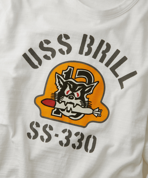 OUTSTANDING(アウトスタンディング)の「MIL SERIES LONG SLEEVE(USS BRILL)_WHITE(Tシャツ/カットソー・レディース・その他・SMALL/MEDIUM/LARGE)」の4枚目の写真