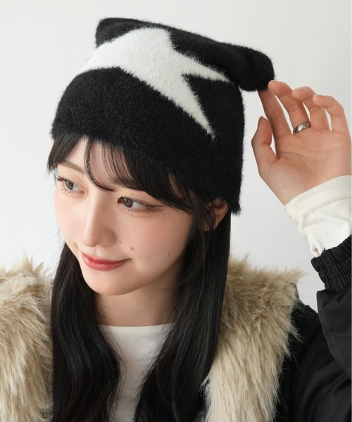 Port / ポート 】 スター キャット ニット ビーニー #_（ニット