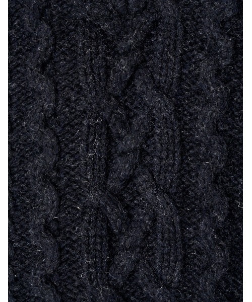 RUMCHE(ラムシェ)の「Shirt Docking Asymmetry Knit / シャツドッキングアシンメトリーニット(ニット/セーター・レディース・ライトグレー/ブラック/オフホワイト・FREE)」の5枚目の写真