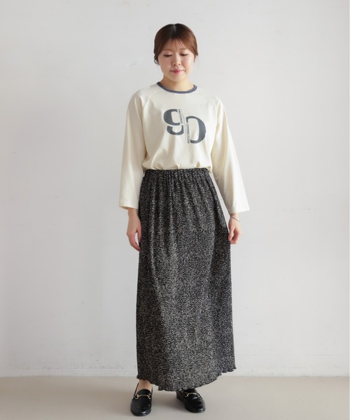 NOMBRE IMPAIR(ノンブルアンペール)の「モノトーンプリーツ イージースカート(スカート・レディース・ブラック系その他/ブラック・FREE)」の5枚目の写真