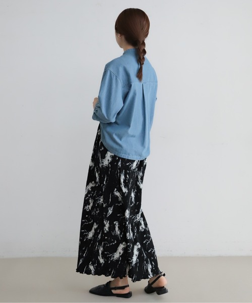 NOMBRE IMPAIR(ノンブルアンペール)の「モノトーンプリーツ イージースカート(スカート・レディース・ブラック系その他/ブラック・FREE)」の21枚目の写真