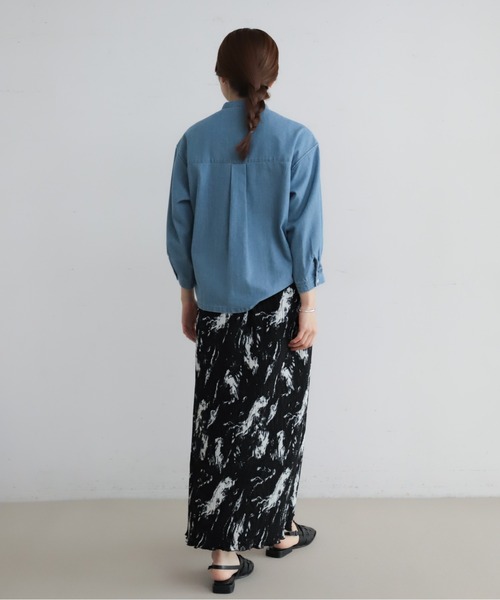 NOMBRE IMPAIR(ノンブルアンペール)の「モノトーンプリーツ イージースカート(スカート・レディース・ブラック系その他/ブラック・FREE)」の19枚目の写真