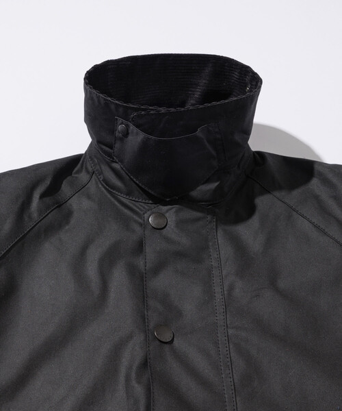 FREAK'S STORE（フリークスストア）の「Barbour/バブアー 【販路限定】MODIFIED TRANSPORT WAX JACKET / トランスポート ワックス ショート ジャケット / MWX2496（ブルゾン・レディース・オリーブ/ブラック・36/34/38）」の8枚目の写真