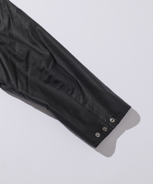 FREAK'S STORE（フリークスストア）の「Barbour/バブアー 【販路限定】MODIFIED TRANSPORT WAX JACKET / トランスポート ワックス ショート ジャケット / MWX2496（ブルゾン・レディース・オリーブ/ブラック・36/34/38）」の6枚目の写真