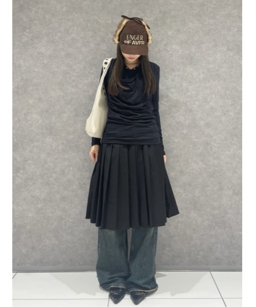 DRAPE STUDS CUT チュニック（Tシャツ/カットソー）｜LAGUA GEM