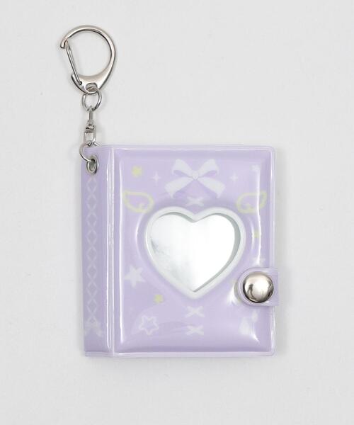 WEGO（ウィゴー）の「WEGO/リボンハートIDフォトアルバムキーホルダー（おもちゃ・レディース・サックスブルー/ライトピンク/ライトパープル/ホワイト系その他・FREE）」の4枚目の写真