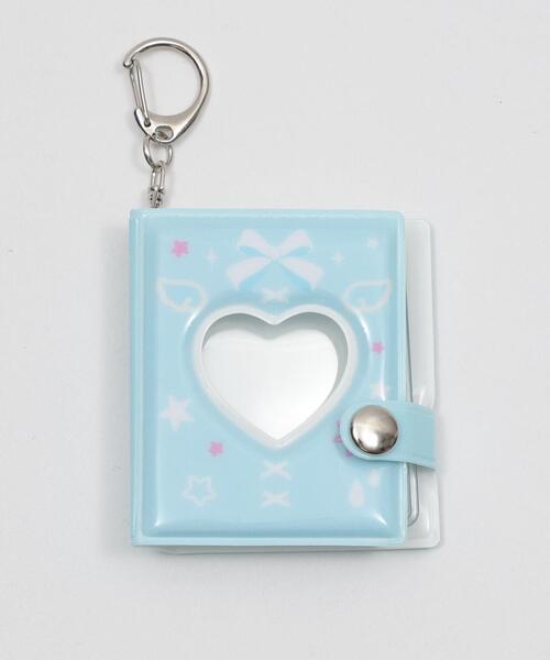 WEGO（ウィゴー）の「WEGO/リボンハートIDフォトアルバムキーホルダー（おもちゃ・レディース・サックスブルー/ライトピンク/ライトパープル/ホワイト系その他・FREE）」の3枚目の写真