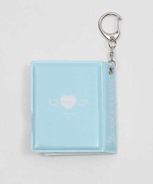 WEGO（ウィゴー）の「WEGO/リボンハートIDフォトアルバムキーホルダー（おもちゃ・レディース・サックスブルー/ライトピンク/ライトパープル/ホワイト系その他・FREE）」の6枚目の写真