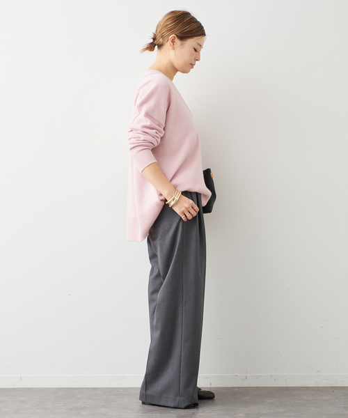 WOOL TUCK パンツ（スラックス）｜Deuxieme Classe（ドゥーズィエム