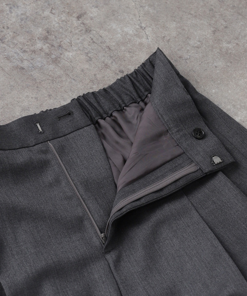 WOOL TUCK パンツ（スラックス）｜Deuxieme Classe（ドゥーズィエム