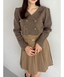 POLO BCS | 【POLO BCSコラボ】テーラーカラーニットトップス ※BROWN WEB限定カラー(ニット/セーター)