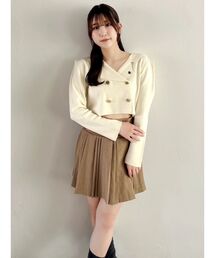 【POLO BCSコラボ】テーラーカラーニットトップス ※BROWN WEB限定カラー