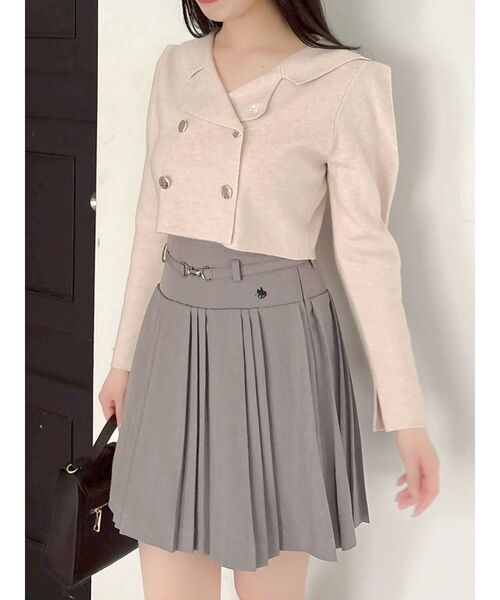 POLO BCS（ポロ ビーシーエス）の「【POLO BCSコラボ】テーラーカラーニットトップス ※BROWN WEB限定カラー（ニット/セーター・レディース・アイボリー/グレー/ピンク/ブラウン・FREE）」の18枚目の写真