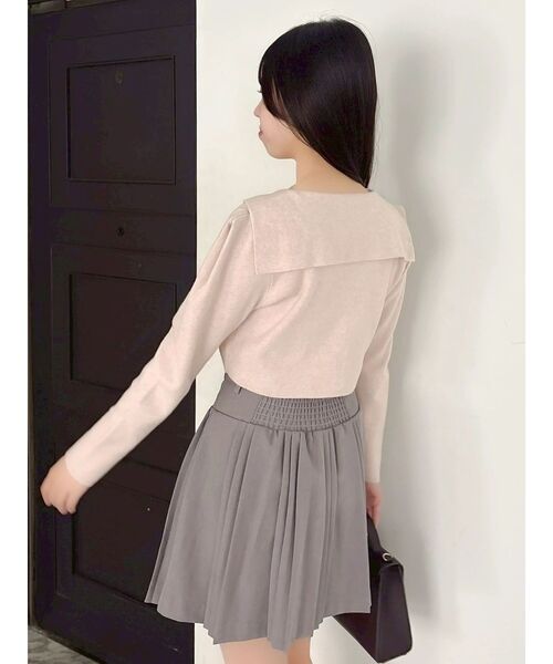 POLO BCS（ポロ ビーシーエス）の「【POLO BCSコラボ】テーラーカラーニットトップス ※BROWN WEB限定カラー（ニット/セーター・レディース・アイボリー/グレー/ピンク/ブラウン・FREE）」の19枚目の写真