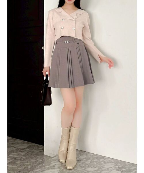 POLO BCS（ポロ ビーシーエス）の「【POLO BCSコラボ】テーラーカラーニットトップス ※BROWN WEB限定カラー（ニット/セーター・レディース・アイボリー/グレー/ピンク/ブラウン・FREE）」の20枚目の写真