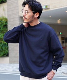 JIGGYS SHOP（ジギーズショップ）の「裏起毛 ワンポイント刺繍 クルーネック スウェット トレーナー（スウェット）」