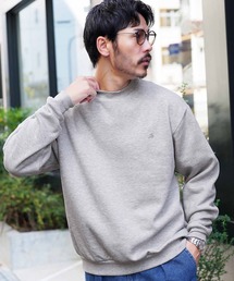 jiggys shop（ジギーズショップ）の「裏起毛 ワンポイント刺繍 クルーネック スウェット トレーナー（スウェット・メンズ）」
