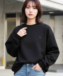 JIGGYS SHOP（ジギーズショップ）の「裏起毛 ワンポイント刺繍 クルーネック スウェット トレーナー（スウェット）」