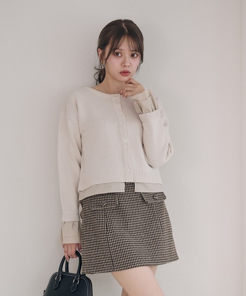 fupel(フぺル)の「3way short stand collar coat setup / 3wayショート丈ステンカラーコートセットアップ(セットアップ・レディース・ブラウン/ライトベージュ/ブラック・FREE)」の21枚目の写真