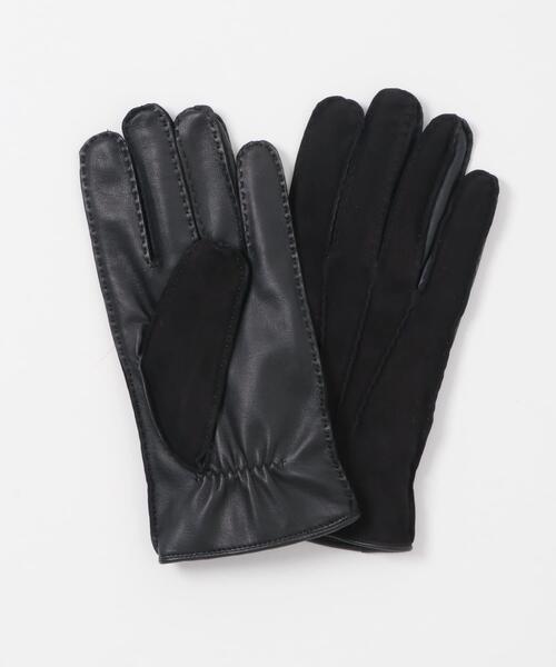 URBAN RESEARCH(アーバンリサーチ)の「ラムスウェードレザーグローブ(手袋・メンズ・ブラック/ブラウン・FREE)」の4枚目の写真