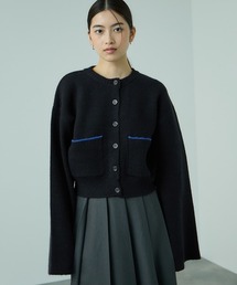 VICKY | アルパカタッチダブルフェイスニットカーディガン≪手洗い可能≫(カーディガン/ボレロ)