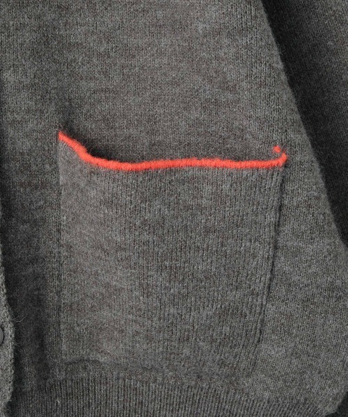 VICKY（ビッキー）の「アルパカタッチダブルフェイスニットカーディガン≪手洗い可能≫（カーディガン/ボレロ・レディース・ブラック/ダークグレー・M）」の20枚目の写真