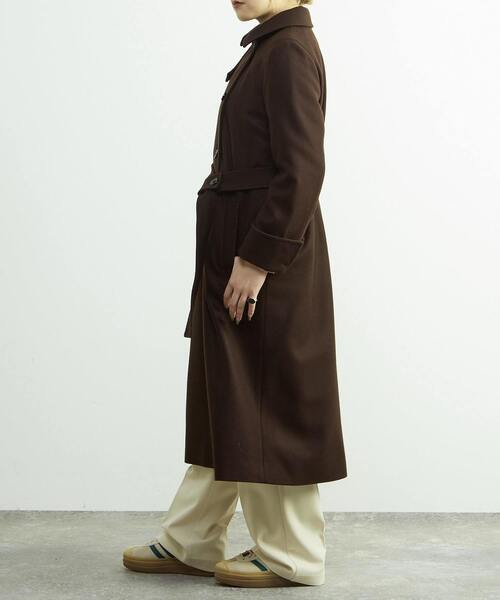 定番】圧縮メルトンスタンドカラーコート（その他アウター）｜SOFFITTO