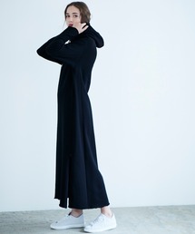 ROYAL FLASH | KALNA/カルナ/裏毛コットンフードワンピース(ワンピース)