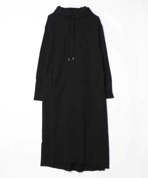 ROYAL FLASH（ロイヤルフラッシュ）の「KALNA/カルナ/裏毛コットンフードワンピース（ワンピース・レディース・ブラック/グレー・38）」の12枚目の写真