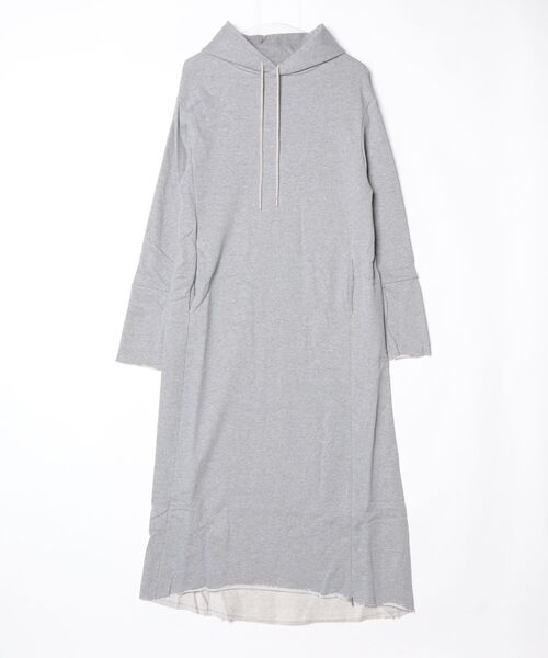 ROYAL FLASH（ロイヤルフラッシュ）の「KALNA/カルナ/裏毛コットンフードワンピース（ワンピース・レディース・ブラック/グレー・38）」の11枚目の写真