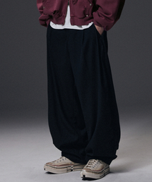 NOT4NERD（ノットフォーナード）の「TR 3 Tuck Balloon Pants - Black（スラックス）」