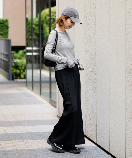 FRAMeWORK（フレームワーク）の「≪追加≫HTシアーロングTee NEW 2（Tシャツ/カットソー・レディース・スカイブルー/ブラック系その他/ホワイト/イエロー・FREE）」の13枚目の写真