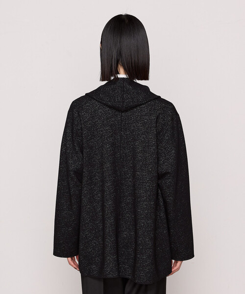 COMME CA（コムサ）の「〔 Sサイズ 〕リバーシブル ウールリバーツイード調 リバー羽織り（その他アウター・レディース・ブラック/トップグレー・5号）」の17枚目の写真
