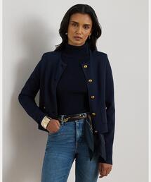 ローレンラルフローレン　チェック モヘア クロップ ド ジャケット ４ チェック モヘア クロップド ジャケット | ラルフ ローレン公式