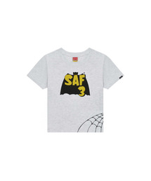 SAFARISPOT（サファリスポット）の「1/2バットロゴTシャツ（グレー）（Tシャツ/カットソー）」