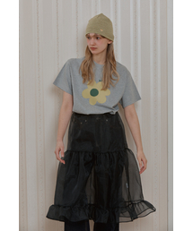 LAYERED SEE-THROUGH SKIRT_BLACK