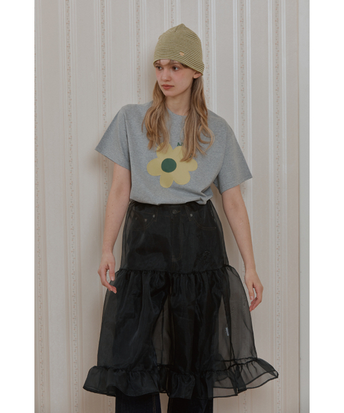 LAYERED SEE-THROUGH SKIRT_BLACK