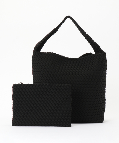 IENA（イエナ）の「NAGHEDI/ナゲディ Nomado MEDIUM HOBO トートバッグ SN04023LD（トートバッグ・レディース・ブラック/ベージュ・FREE）」の14枚目の写真