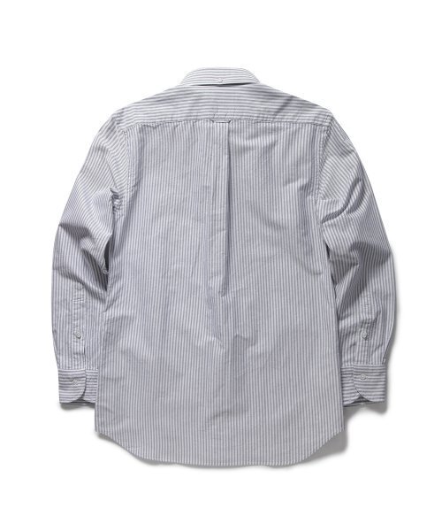 PRODESHIRT（プロデシャツ）の「[レギュラー] D-350 オックスフォードストライプシャツ (グレー)（シャツ/ブラウス・メンズ・その他・MEDIUM/LARGE/X-LARGE/XX-LARGE/M/L/L/XL）」の2枚目の写真