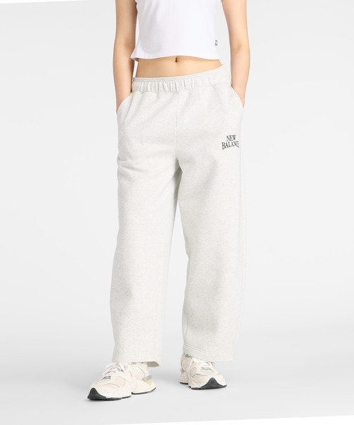 NEW BALANCE(ニューバランス)の「リニアヘリテージフリースバレルパンツ(スウェットパンツ・レディース・サンドグレー/スミクロ・SMALL/MEDIUM/LARGE/X-LARGE)」の18枚目の写真