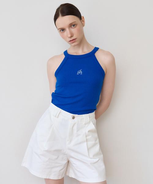 BIBYSEOB（バイバイソプ）の「ホルターネックトップ コバルトブルー [T42]（Tシャツ/カットソー・レディース・ブルー・FREE）」の4枚目の写真
