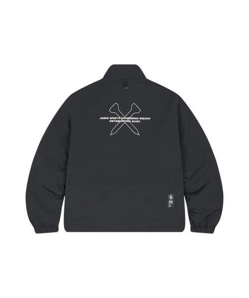 Fleece Nylon Reversible Jumper (Black)